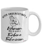 Turbine Technician Mug Never Underestimate A Woman Who Is Also A Turbine Tech Coffee Cup White