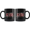 Typographic Gym Mug 11oz Black Coffee Mugs