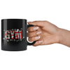 Typographic Gym Mug 11oz Black Coffee Mugs