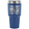 USA Flag Patriot Travel Mug Freedom Isn't Free 30 oz Stainless Steel Tumbler