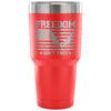 USA Flag Patriot Travel Mug Freedom Isn't Free 30 oz Stainless Steel Tumbler