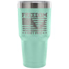 USA Flag Patriot Travel Mug Freedom Isn't Free 30 oz Stainless Steel Tumbler