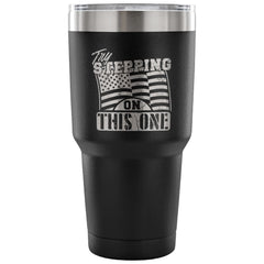 USA Flag Patriot Travel Mug Try Stepping On This 30 oz Stainless Steel Tumbler