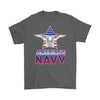 USA Military Patriot Shirt Americas Navy Gildan Mens T-Shirt
