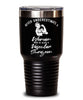 Vascular Surgeon Tumbler Never Underestimate A Woman Who Is Also A Vascular Surgeon 30oz Stainless Steel Black