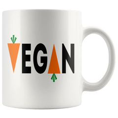 Vegan Mug 11oz White Coffee Mugs