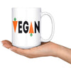Vegan Mug 15oz White Coffee Mugs