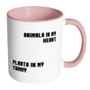 Vegan Mug Animals In My Heart Plants In My Tummy White 11oz Accent Coffee Mugs