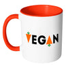 Vegan Mug White 11oz Accent Coffee Mugs