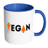 Vegan Mug White 11oz Accent Coffee Mugs