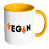 Vegan Mug White 11oz Accent Coffee Mugs