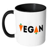 Vegan Mug White 11oz Accent Coffee Mugs