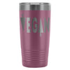 Vegan Travel Mug 20oz Stainless Steel Tumbler