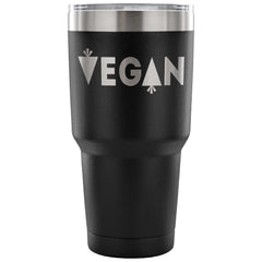 Vegan Travel Mug 30 oz Stainless Steel Tumbler