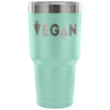 Vegan Travel Mug 30 oz Stainless Steel Tumbler