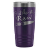 Vegan Vegetarian Travel Mug I Like It Raw 20oz Stainless Steel Tumbler