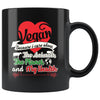 Veganism Mug Because I Care About The Animals Planet And 11oz Black Coffee Mugs