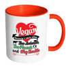 Veganism Mug Because I Care About The Animals White 11oz Accent Coffee Mugs