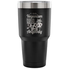 Veganism Never Hurt Insulated Coffee Travel Mug 30 oz Stainless Steel Tumbler