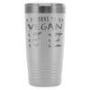 Veganism Travel Mug 6 Reasons To Go Vegan  20oz Stainless Steel Tumbler