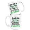Vegetarian Vegan Mug Eat More Plants 15oz White Coffee Mugs