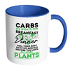 Vegetarian Vegan Mug Eat More Plants White 11oz Accent Coffee Mugs