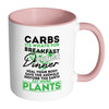 Vegetarian Vegan Mug Eat More Plants White 11oz Accent Coffee Mugs