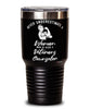 Veterans Counselor Tumbler Never Underestimate A Woman Who Is Also A Veterans Counselor 30oz Stainless Steel Black