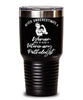 Veterinary Pathologist Tumbler Never Underestimate A Woman Who Is Also A Veterinary Pathologist 30oz Stainless Steel Black