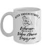 Video Game Designer Mug Never Underestimate A Woman Who Is Also A Video Game Designer Coffee Cup White