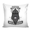 Viking Graphic Pillow Cover Halls Of Valhalla Where The Strong Will Live Forever