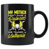 Viking Mug Mother Didnt Raise Princess Trained Valkyrie 11oz Black Coffee Mugs