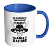 Vikings Mug Die Glourious Or Live Long And Hard White 11oz Accent Coffee Mugs
