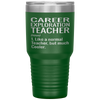 Funny Career Exploration Teacher Tumbler Like A Normal Teacher But Much Cooler Laser Etched 30oz Stainless Steel