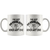 Weightlifting Mug Got 99 Problems But A Bench Aint One 11oz White Coffee Mugs