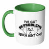 Weightlifting Mug Got 99 Problems But A Bench Aint White 11oz Accent Coffee Mugs