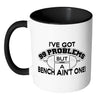 Weightlifting Mug Got 99 Problems But A Bench Aint White 11oz Accent Coffee Mugs