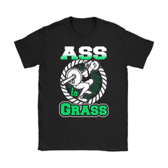 Weightlifting Squats Gym Shirt A** To Grass Gildan Womens T-Shirt