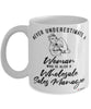 Wholesale Sales Manager Mug Never Underestimate A Woman Who Is Also A Wholesale Sales Manager Coffee Cup White