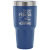 Wife Coffee Travel Mug Loves Fishing With Husband 30 oz Stainless Steel Tumbler