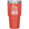 Wife Girlfriend Travel Mug She Who Must Be Obeyed 30oz Stainless Steel Tumbler