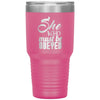 Wife Girlfriend Travel Mug She Who Must Be Obeyed 30oz Stainless Steel Tumbler