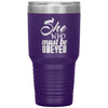 Wife Girlfriend Travel Mug She Who Must Be Obeyed 30oz Stainless Steel Tumbler