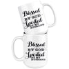 Wife Mug Blessed By God Spoiled By My Husband 15oz White Coffee Mugs