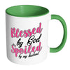 Wife Mug Blessed By God Spoiled By My Husband White 11oz Accent Coffee Mugs