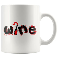 Wine Mug 11oz White Coffee Mugs