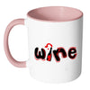 Wine Mug Wine White 11oz Accent Coffee Mugs