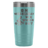 Womens Gym Travel Mug On Wednesday We Work Out 20oz Stainless Steel Tumbler