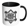 Workout Gym Mug Another Great Therapy Session White 11oz Accent Coffee Mugs