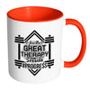 Workout Gym Mug Another Great Therapy Session White 11oz Accent Coffee Mugs